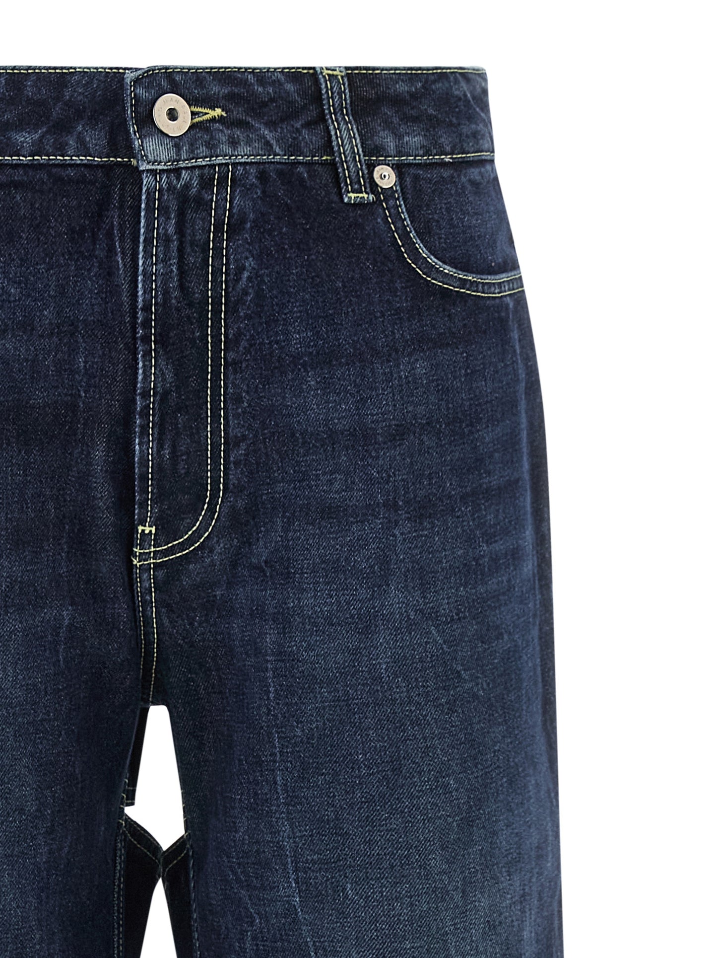 Blue Cotton Jeans Denim