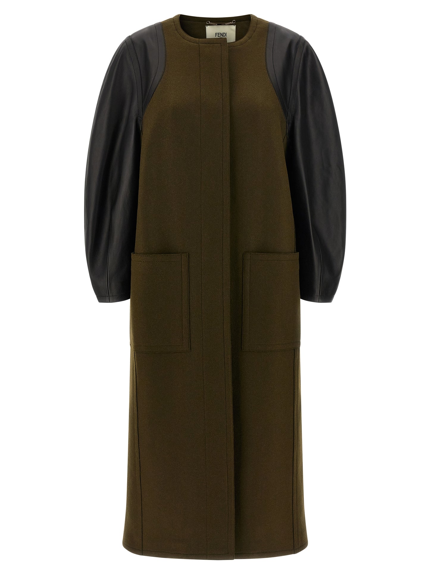 Bicolor Viscose Coat
