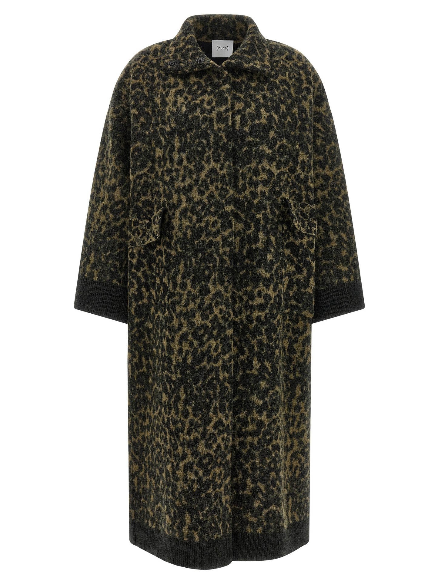 Bicolor Wool Coat