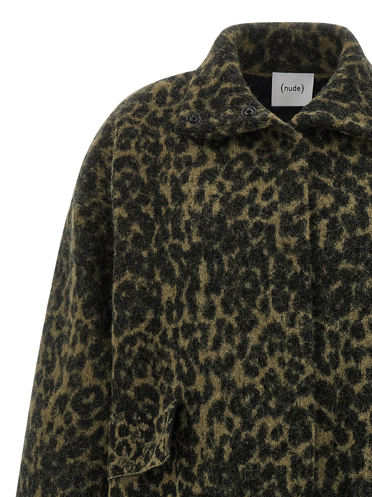 Bicolor Wool Coat