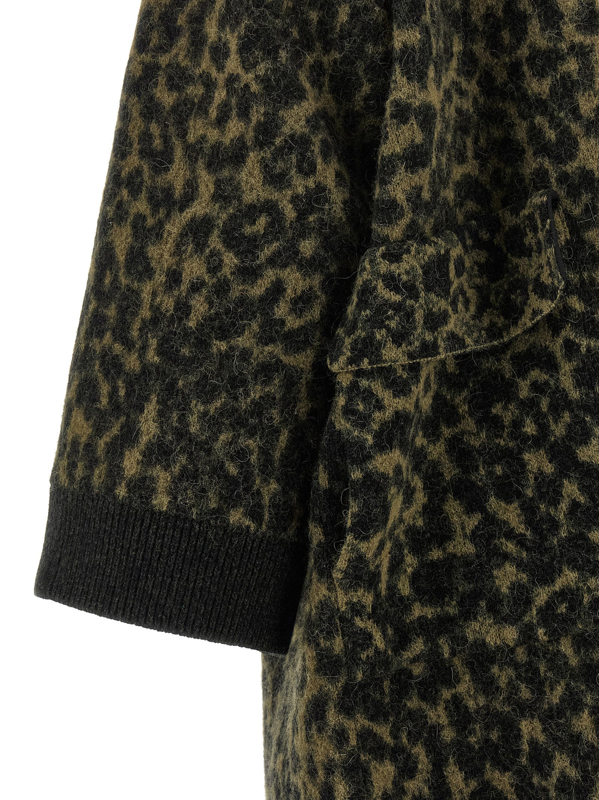 Bicolor Wool Coat