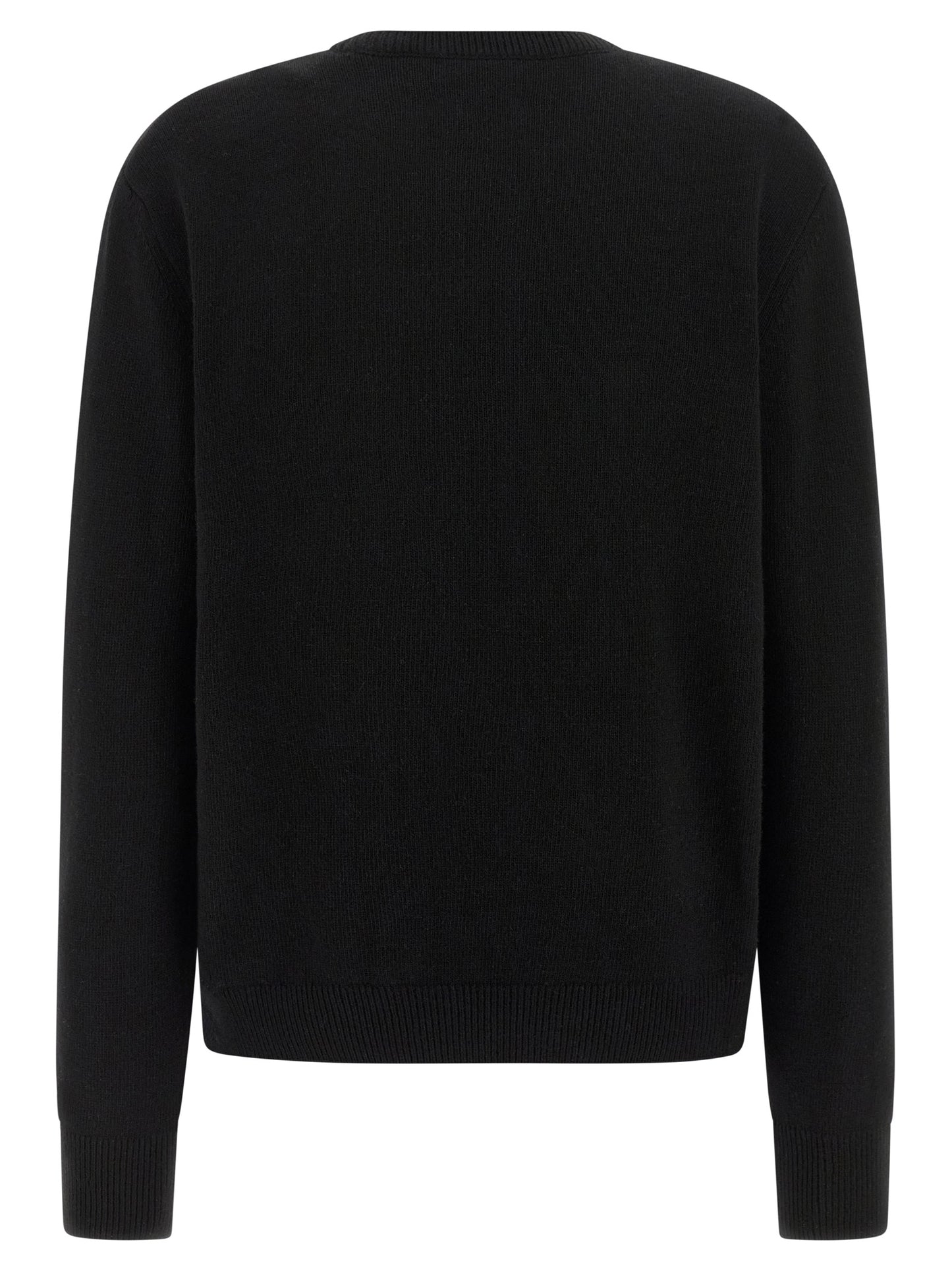 Black Wool Cardigan