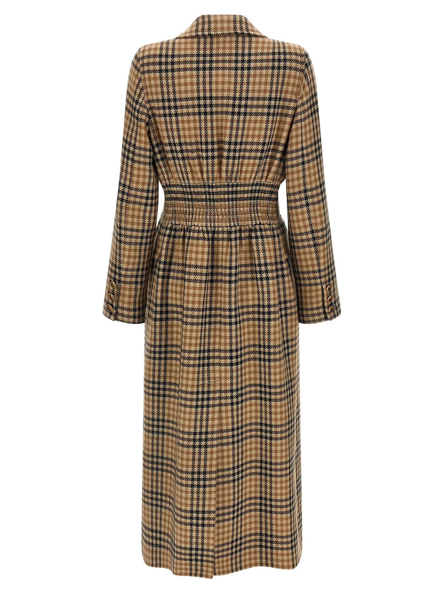 Brown Virgin Wool Coat