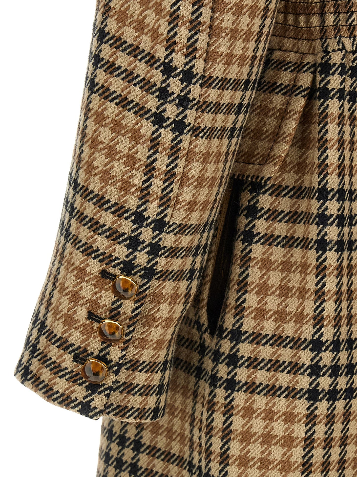 Brown Virgin Wool Coat