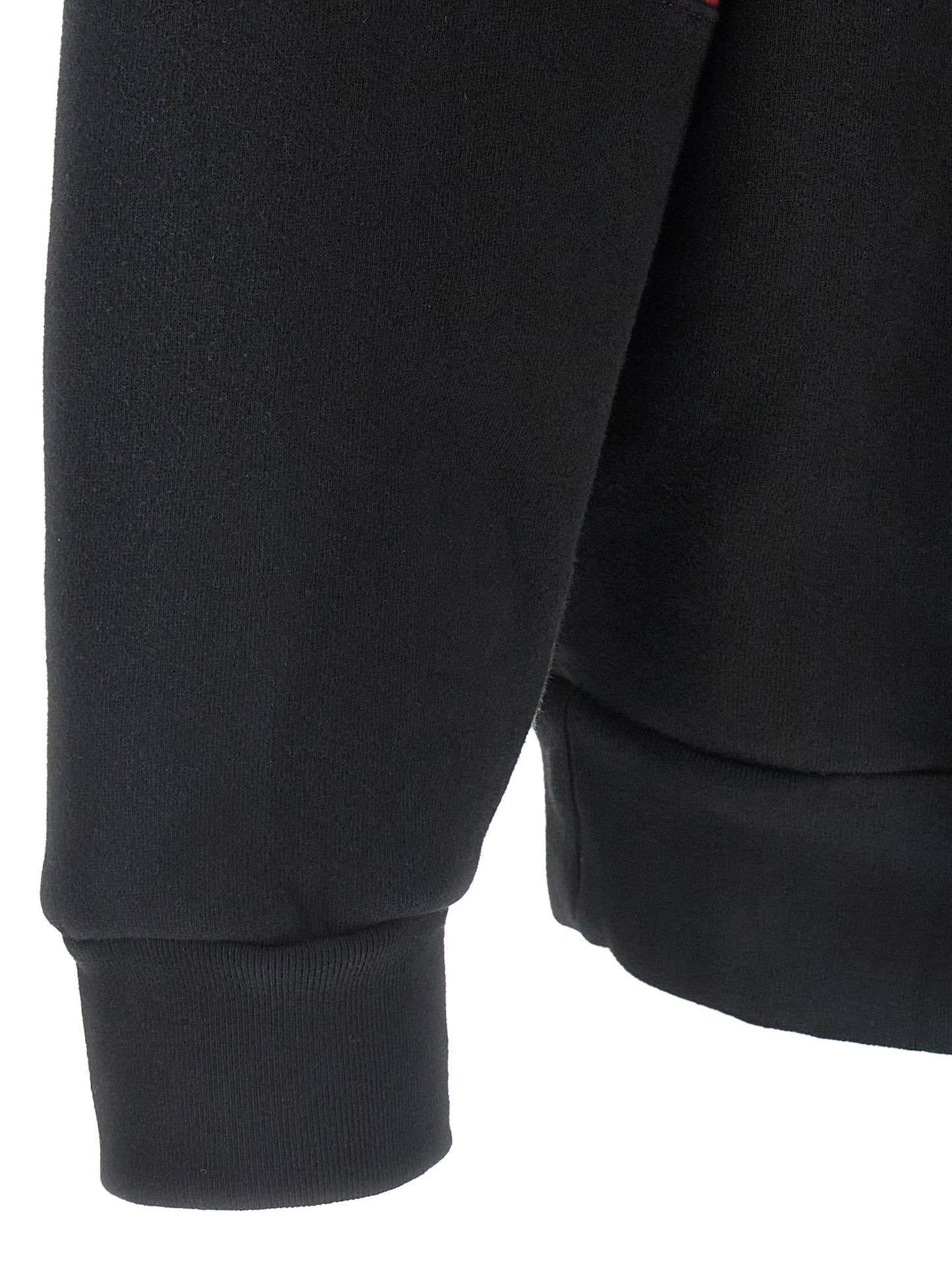 Black Cotton Sweatshirt