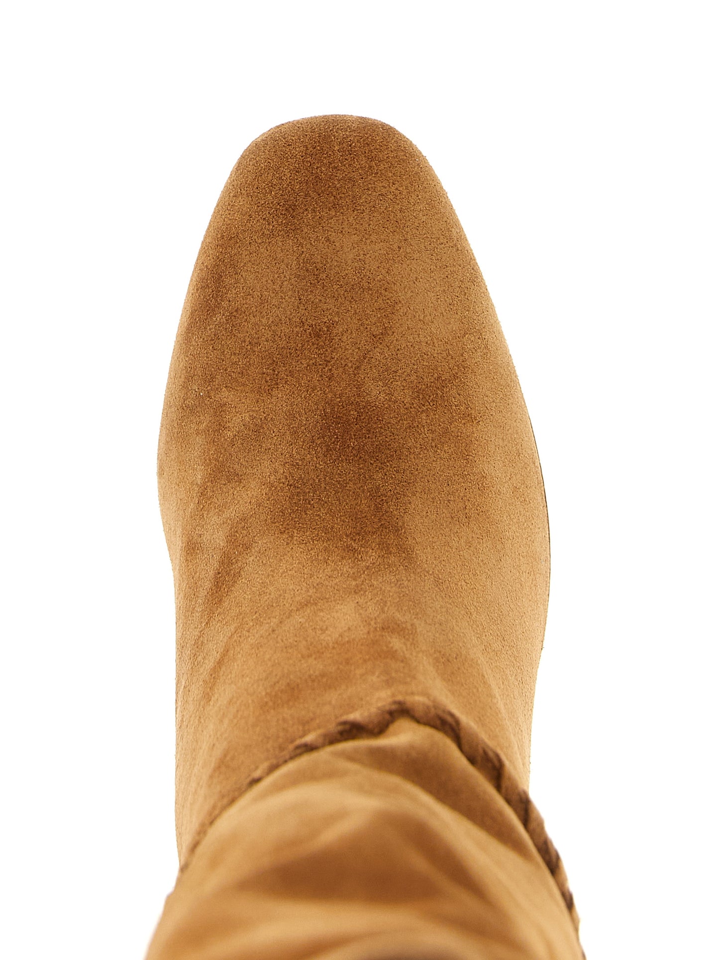 Beige Calfskin Over The Knee