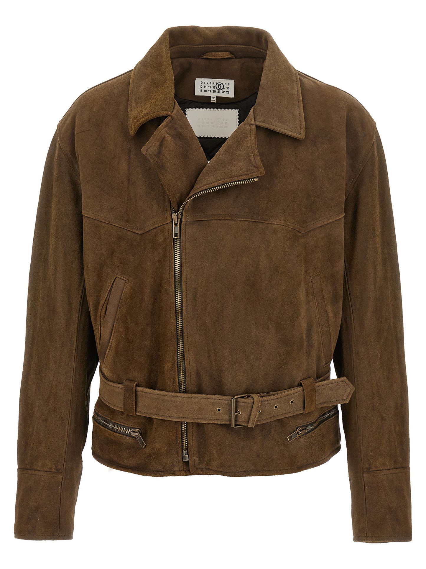 Brown Calfskin Leather Jacket