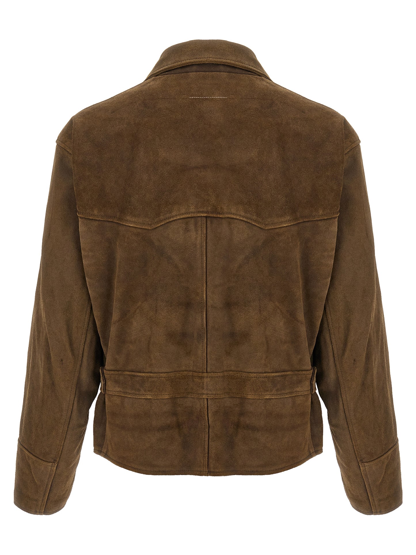 Brown Calfskin Leather Jacket