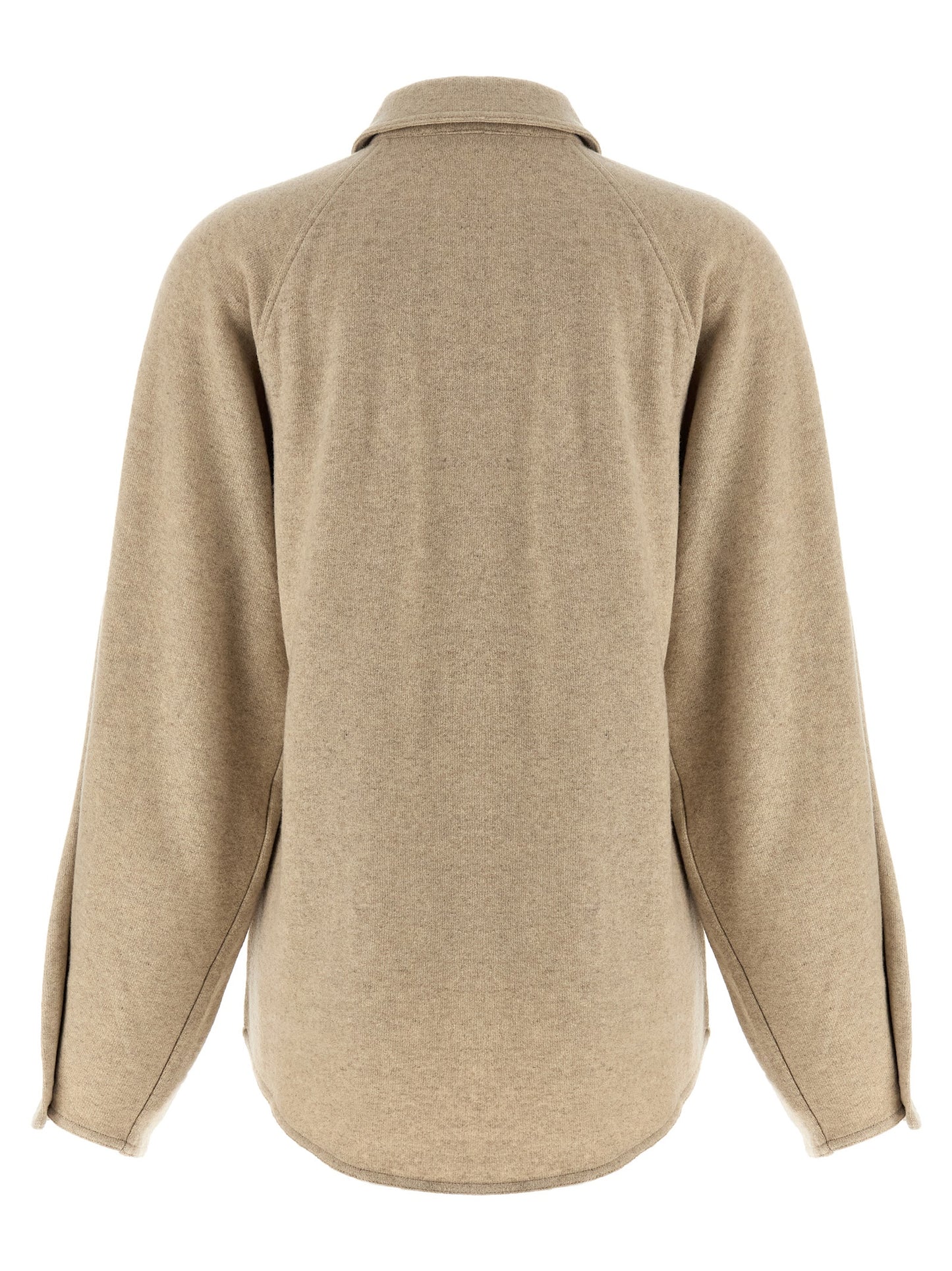 Beige Cashmere Blouse