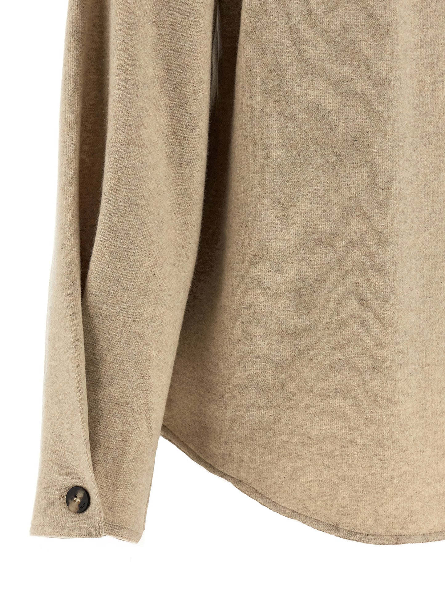 Beige Cashmere Blouse