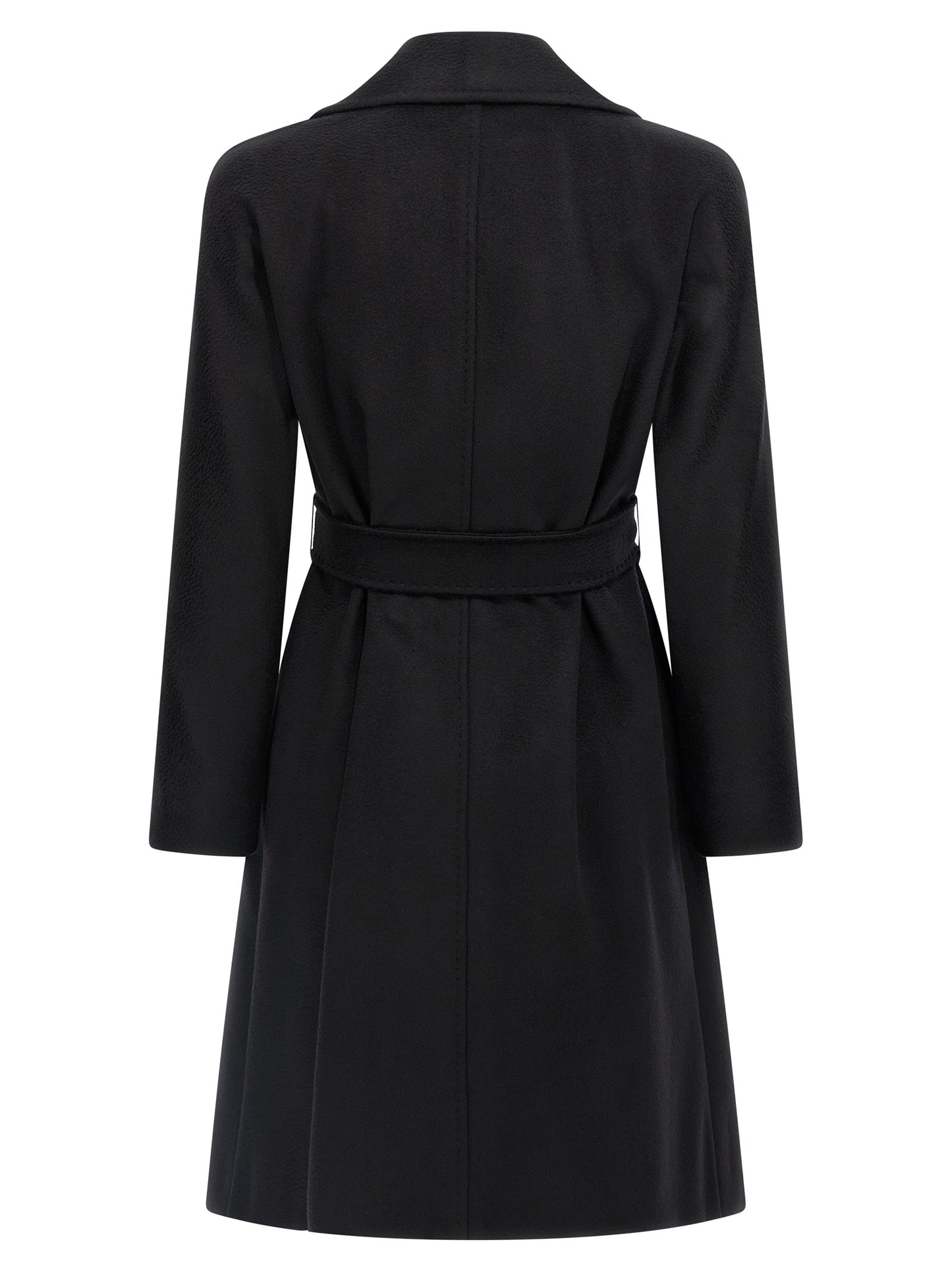 Black Virgin Wool Coat