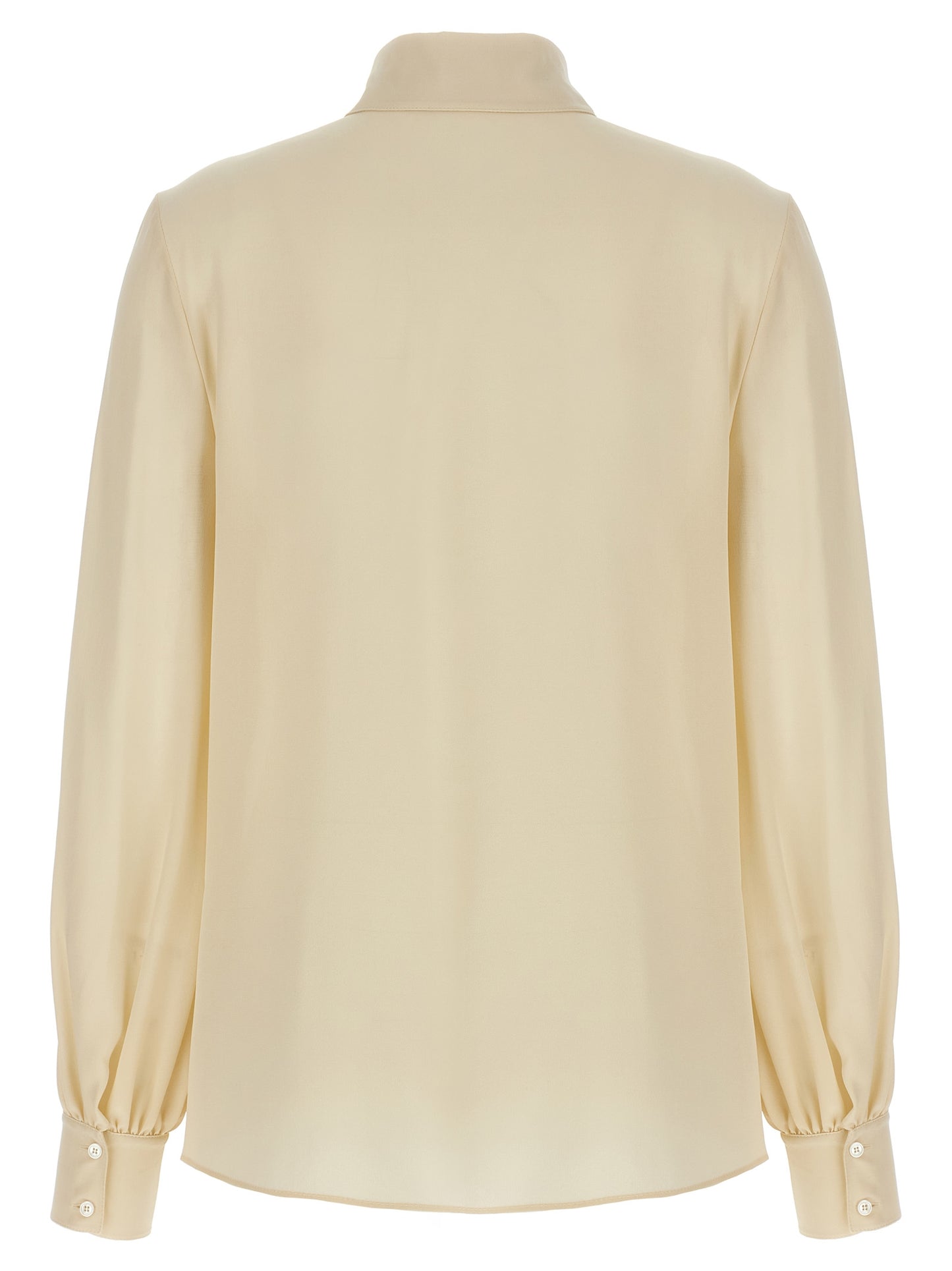 Beige Silk Blouse