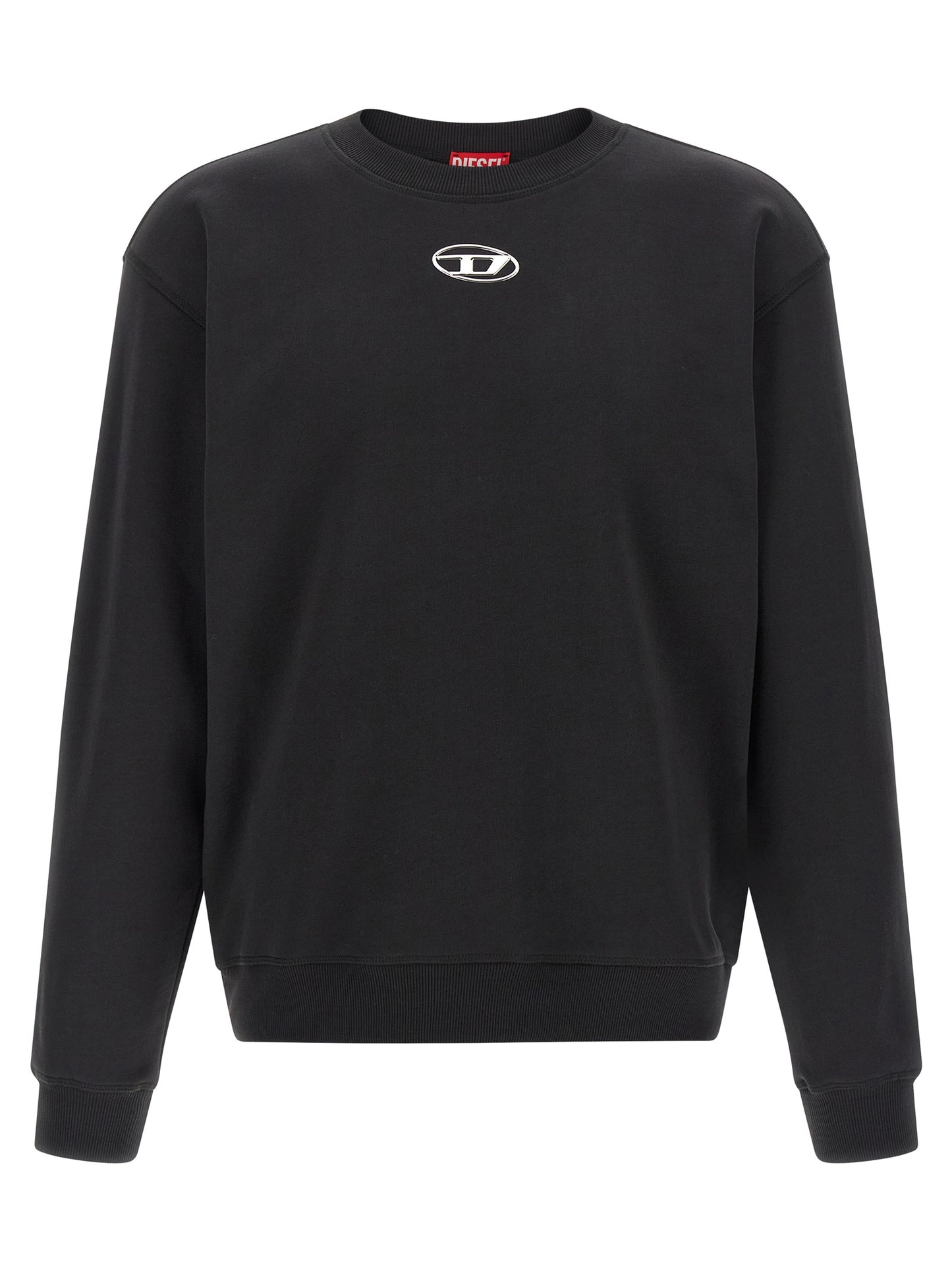 Black Cotton Sweatshirt