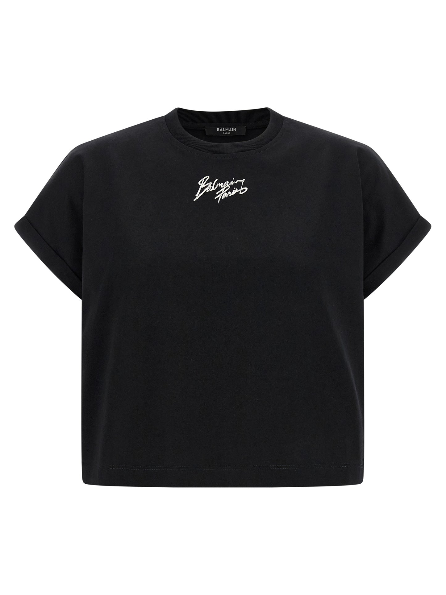 Black Cotton T-Shirt