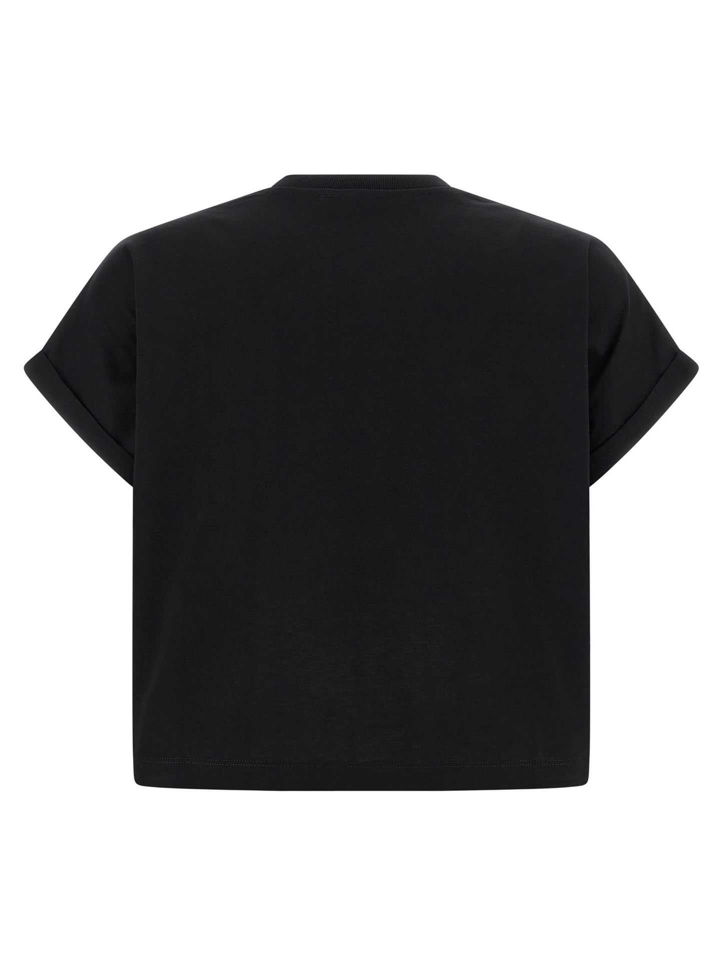 Black Cotton T-Shirt