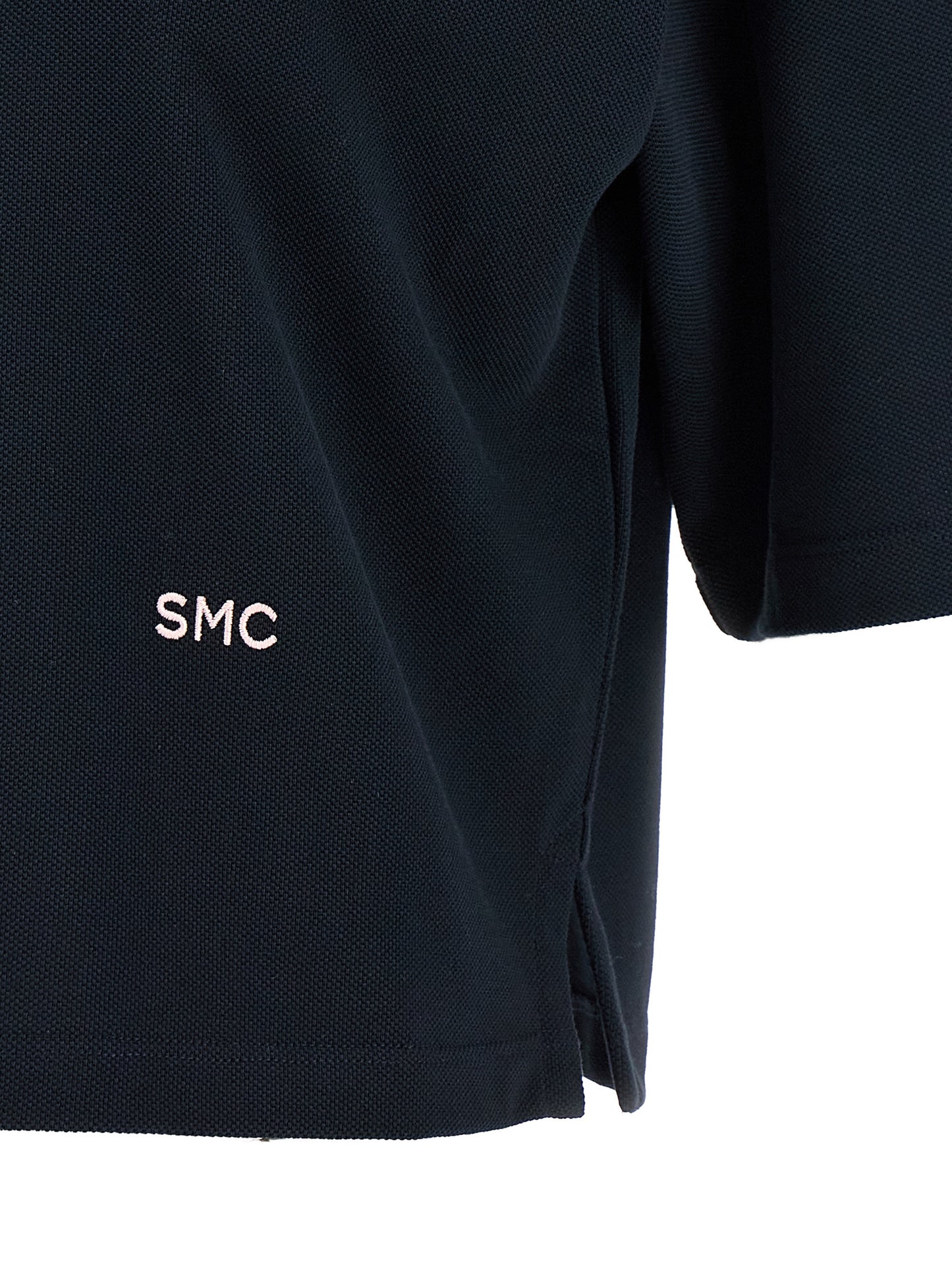 Blue Cotton Polo Shirt