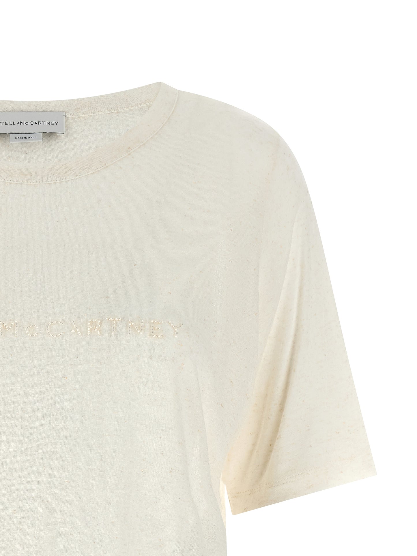 White Viscose T-Shirt