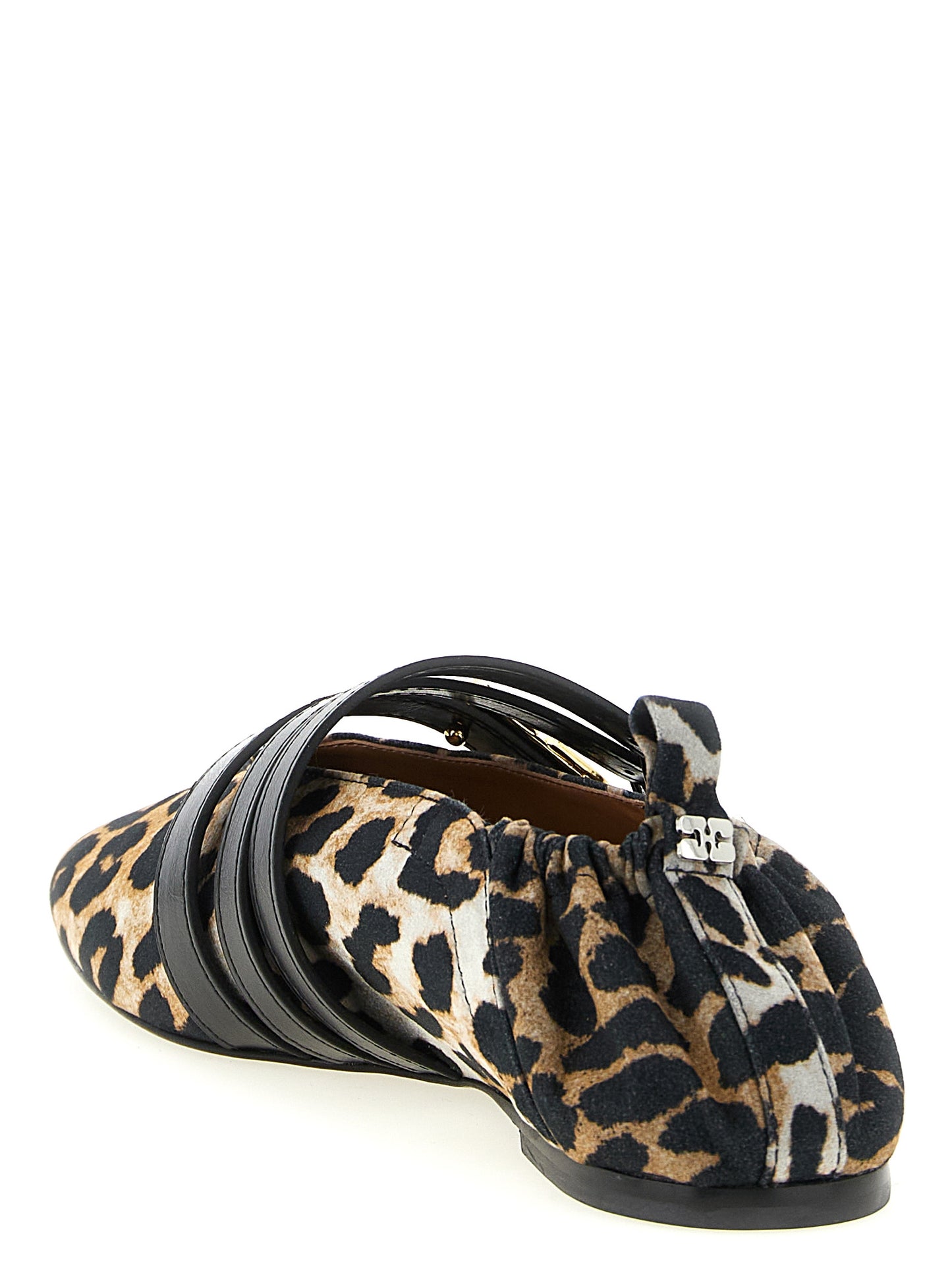 Multicolor Cotton Ballet Flats