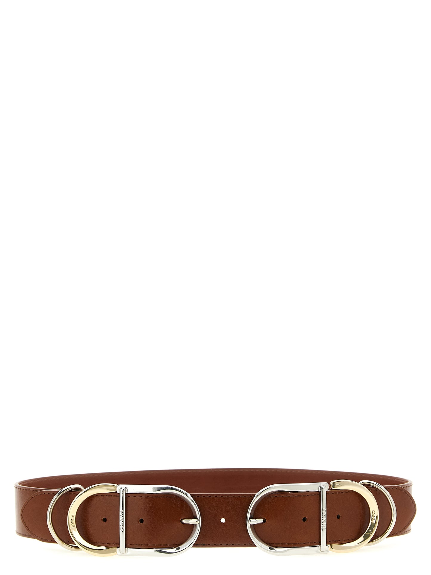 Brown Lamb Leather Regular Belt