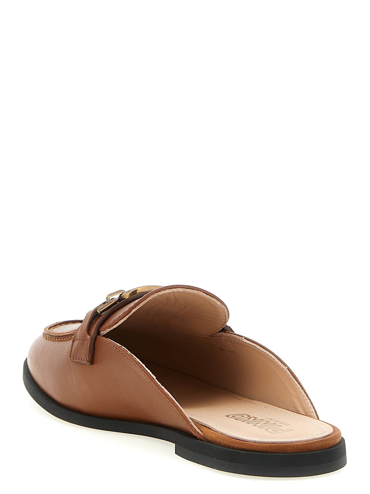 Brown Calfskin Flats