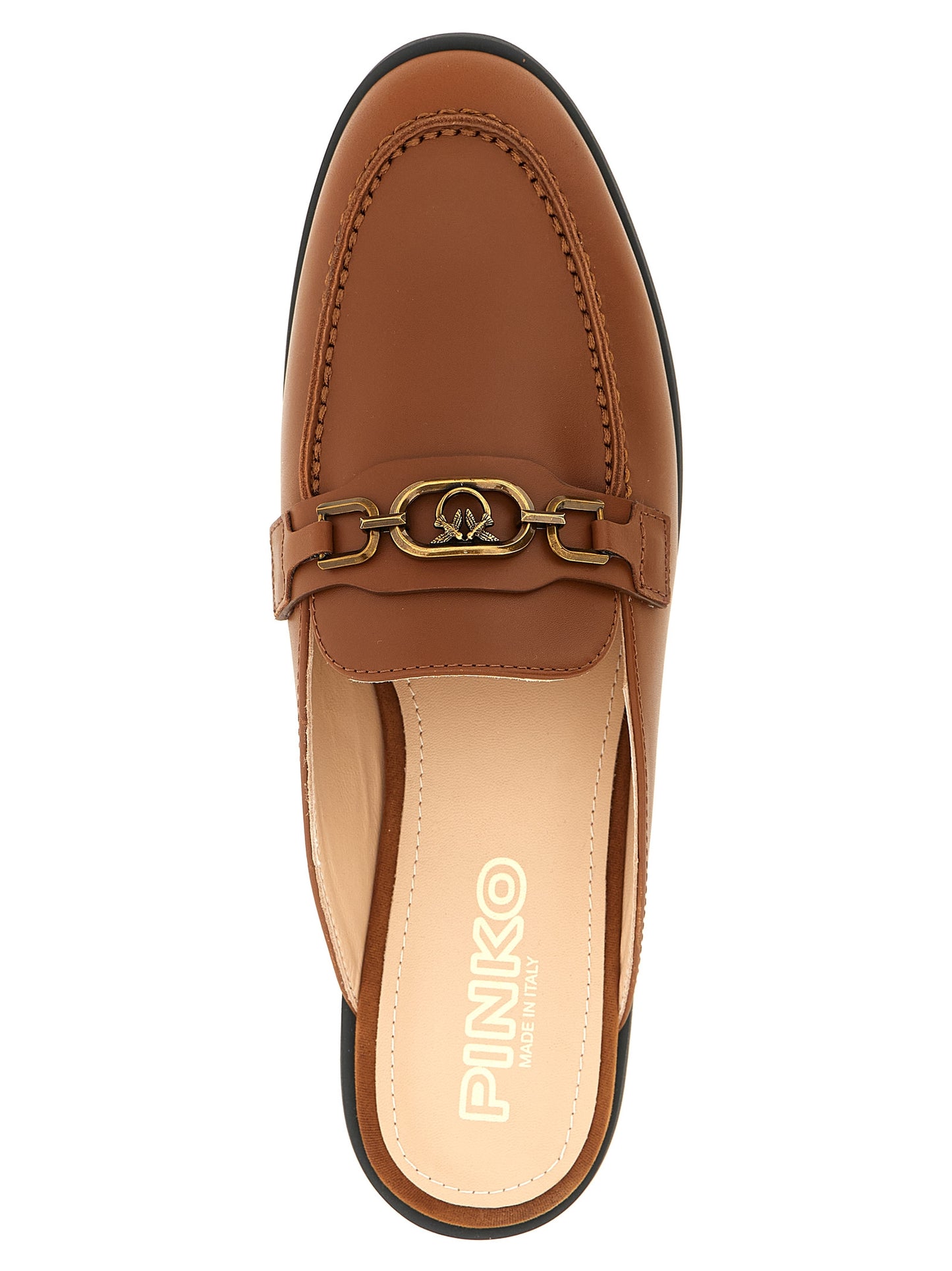 Brown Calfskin Flats