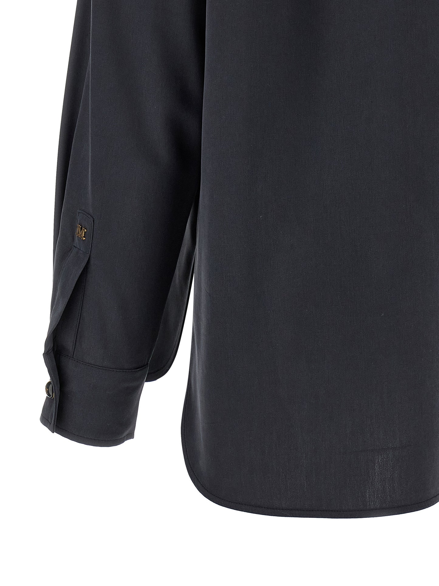 Gray Silk Blouse