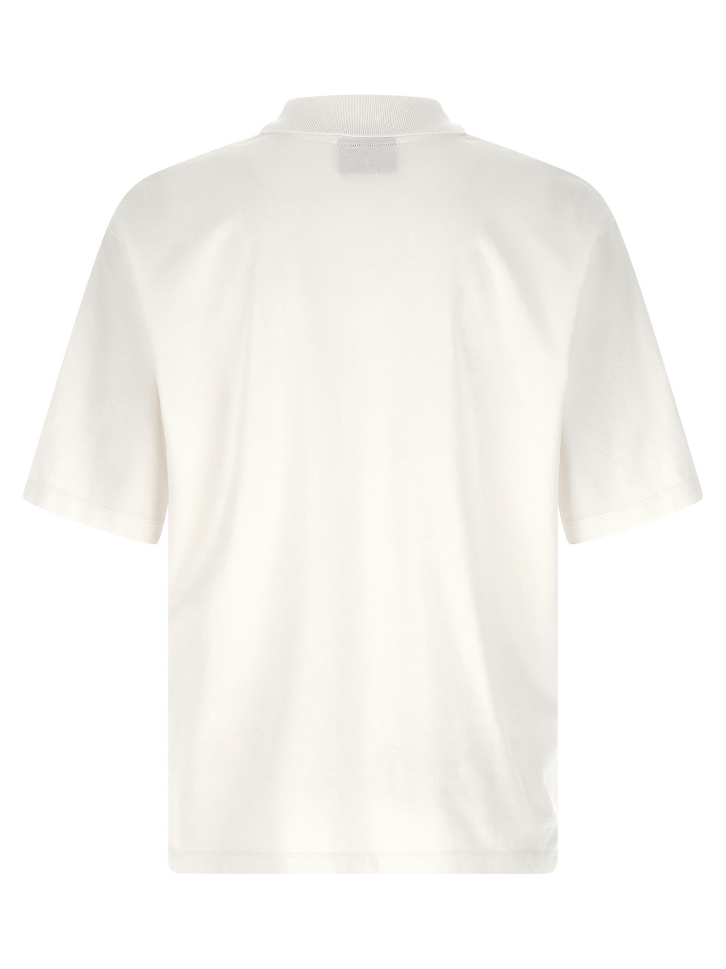 White Cotton Polo Shirt