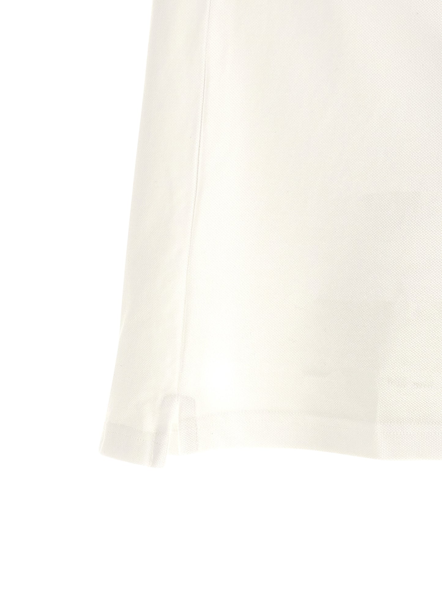 White Cotton Polo Shirt