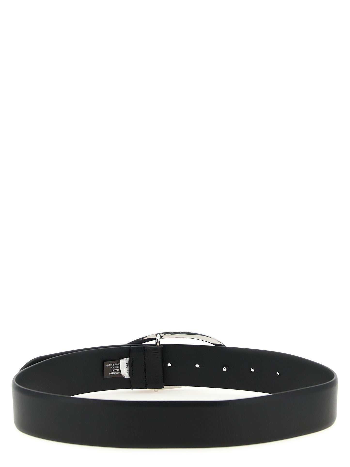 Black Leather Regular Belt