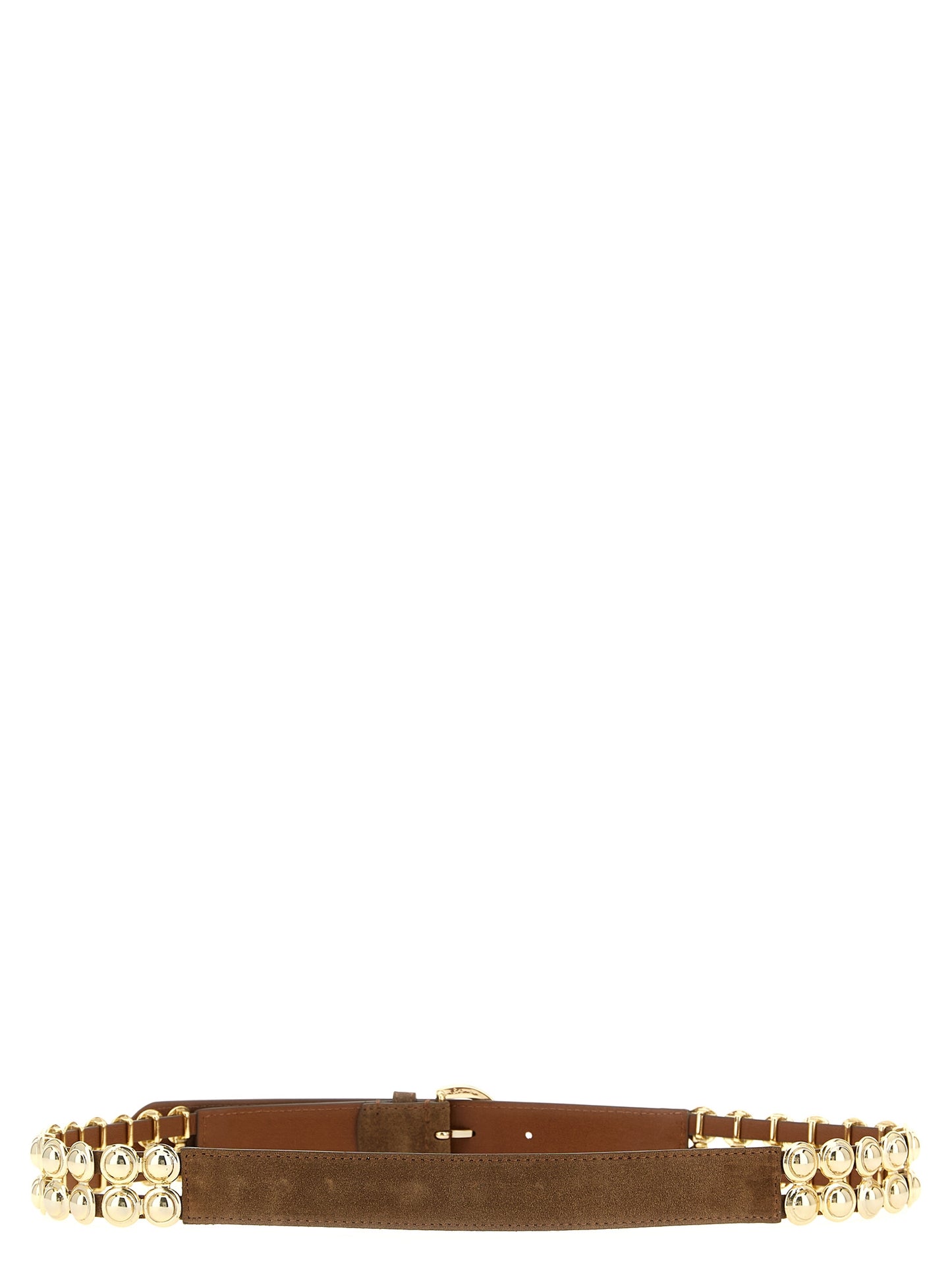 Brown Lamb Leather Regular Belt