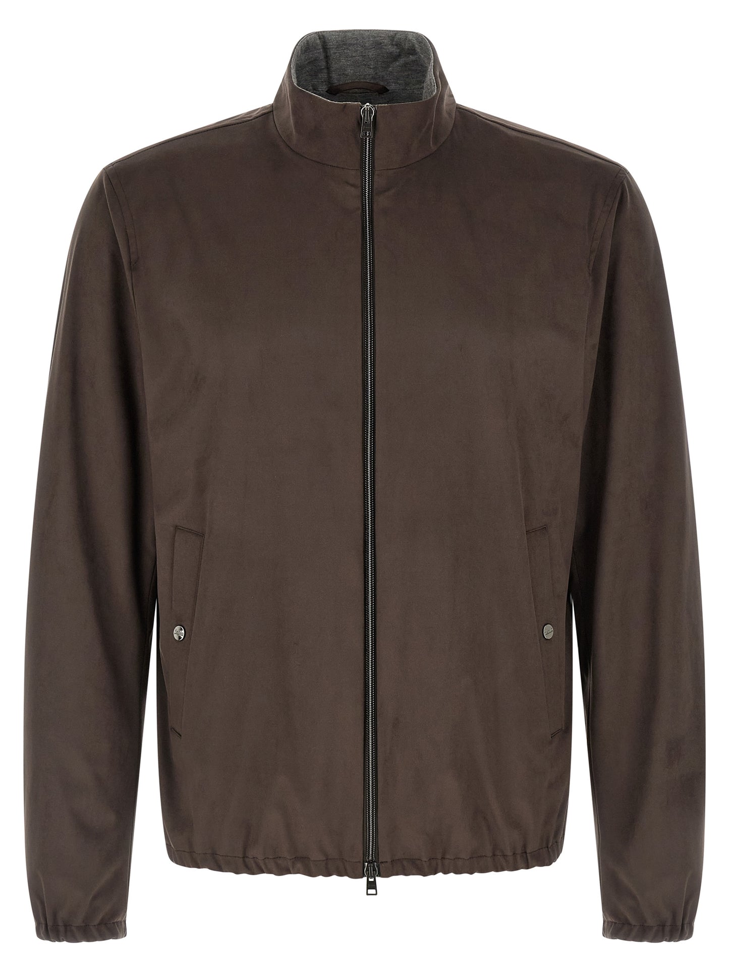 Brown Polyester Jacket