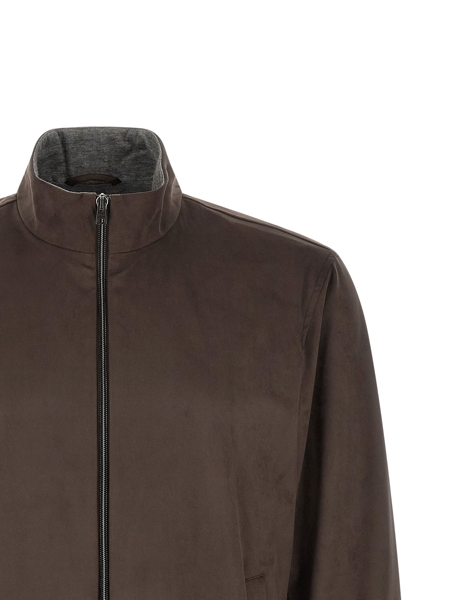 Brown Polyester Jacket