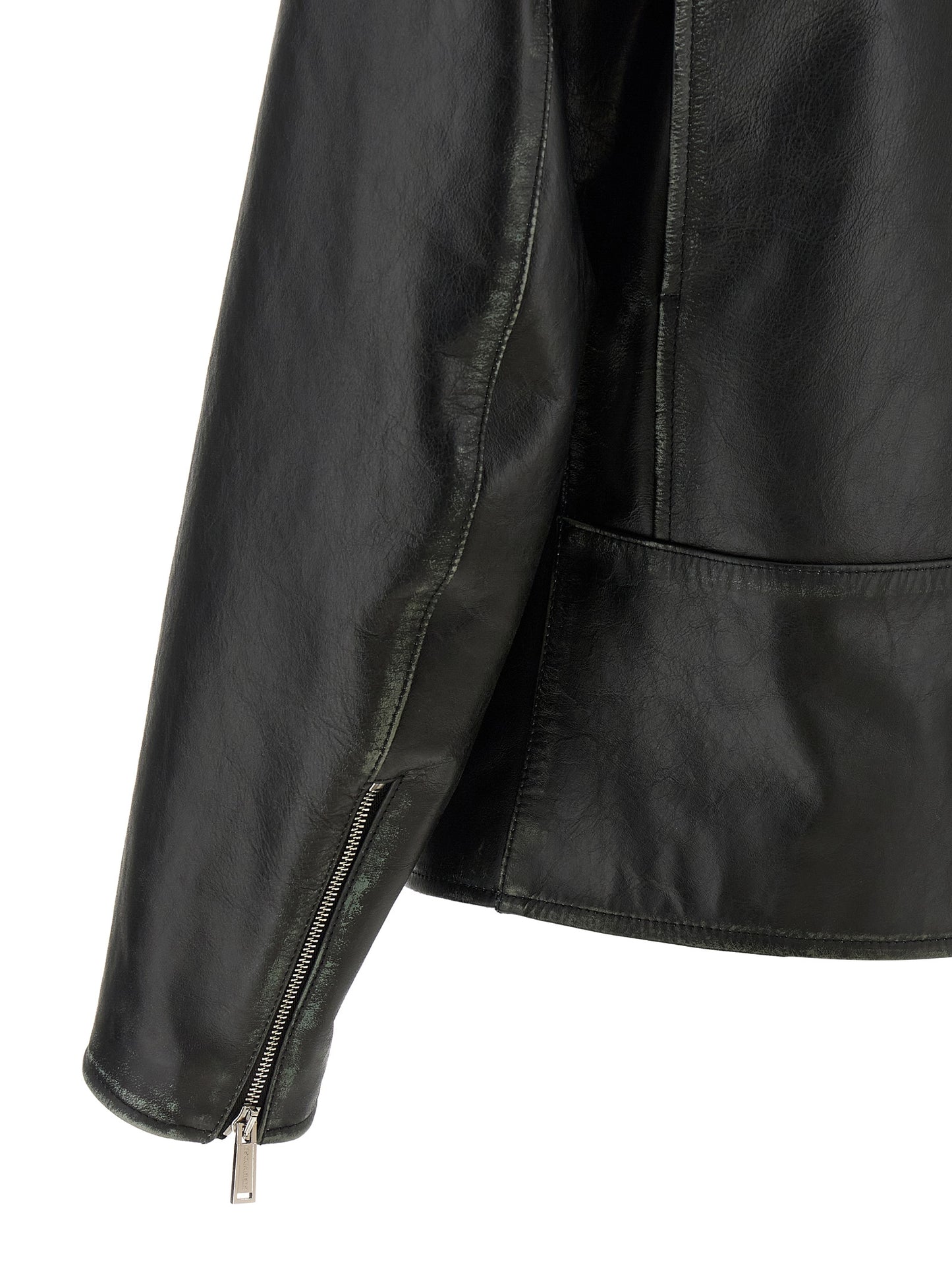 Black Leather Leather Jacket