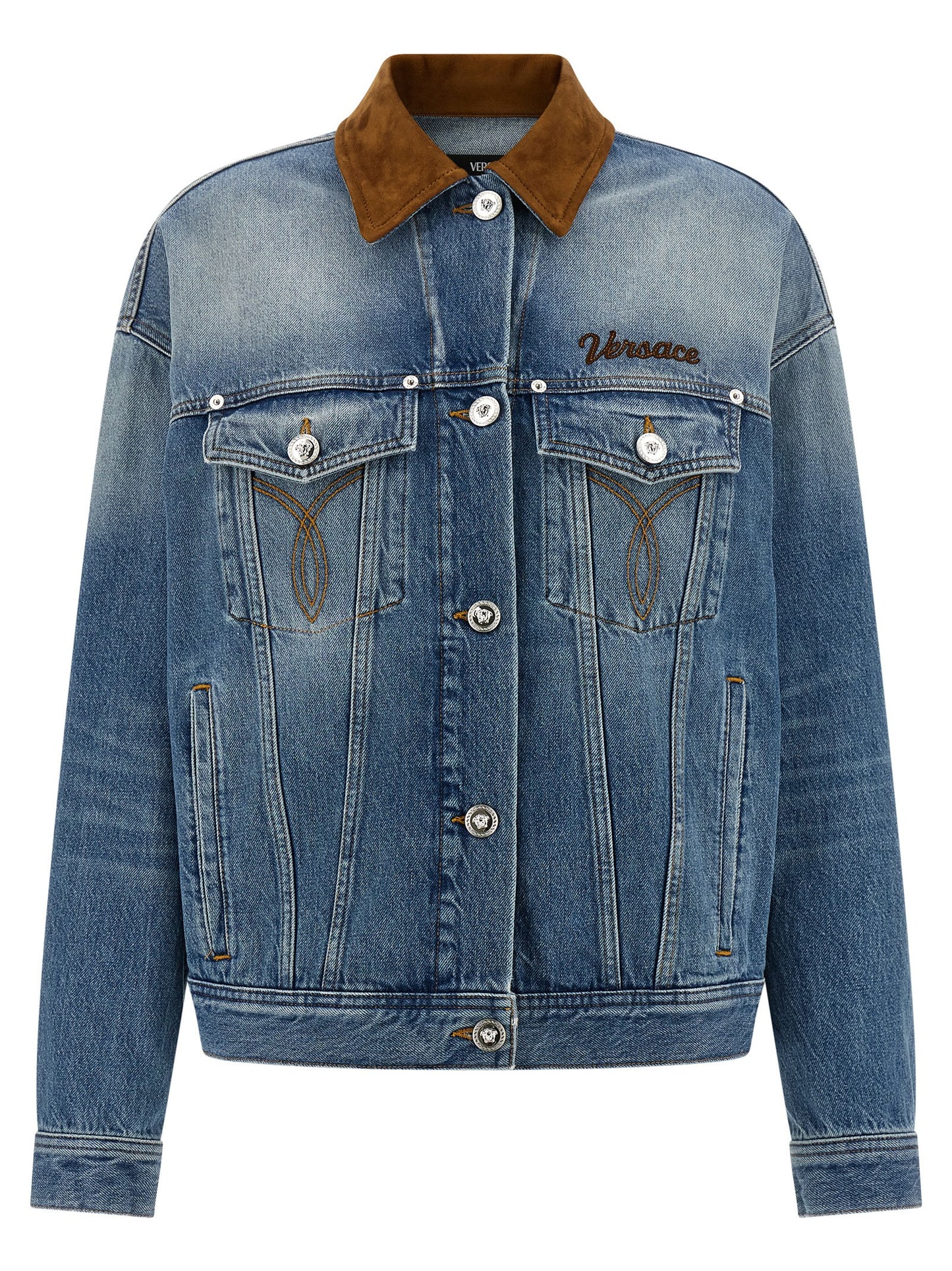 Blue Cotton Denim Jacket