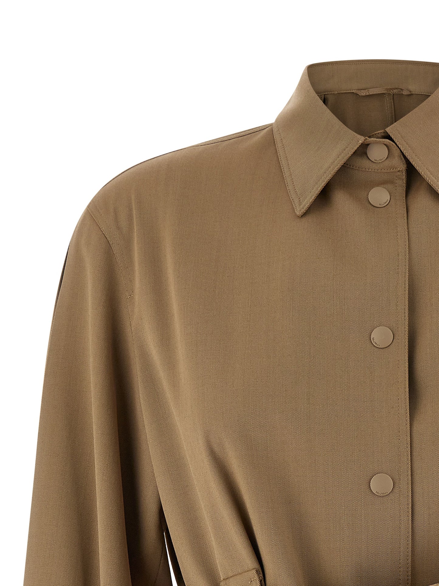 Beige Virgin Wool Blouse