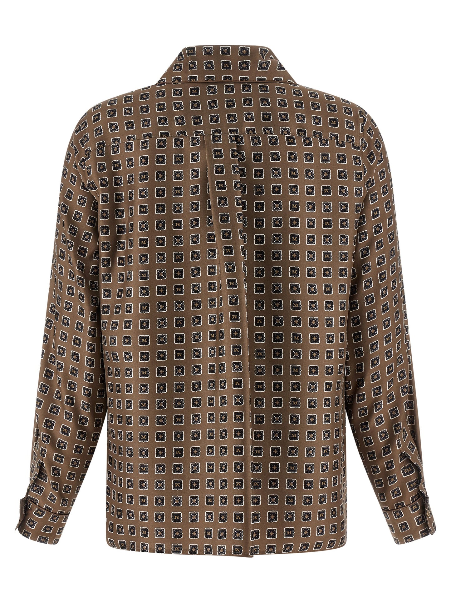 Brown Silk Blouse