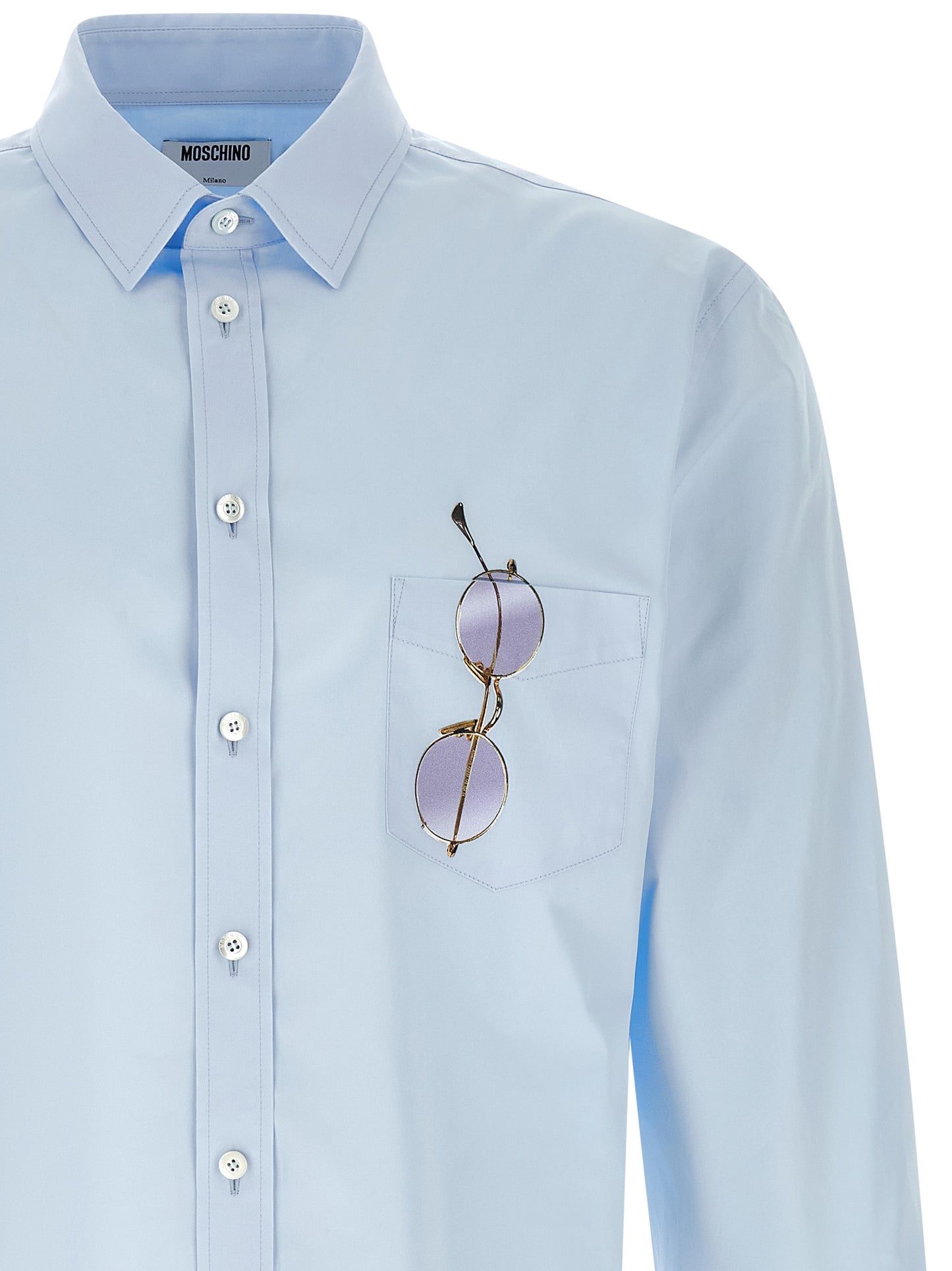 Blue Cotton Blouse