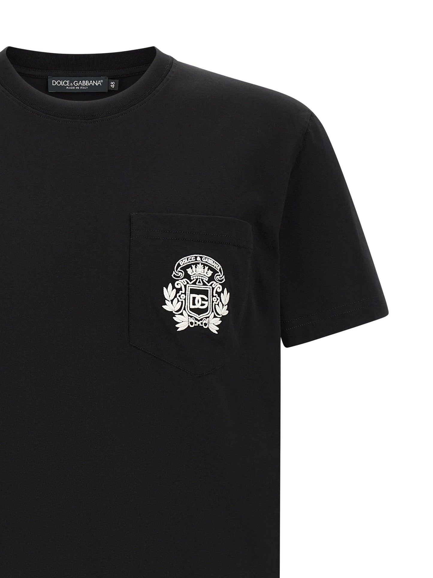 Black Cotton T-Shirt