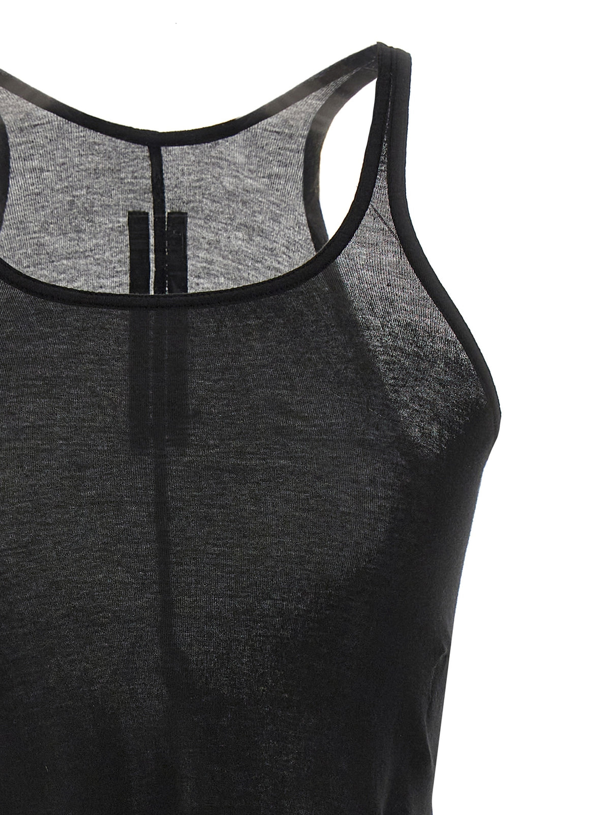 Black Cotton Tank Tops