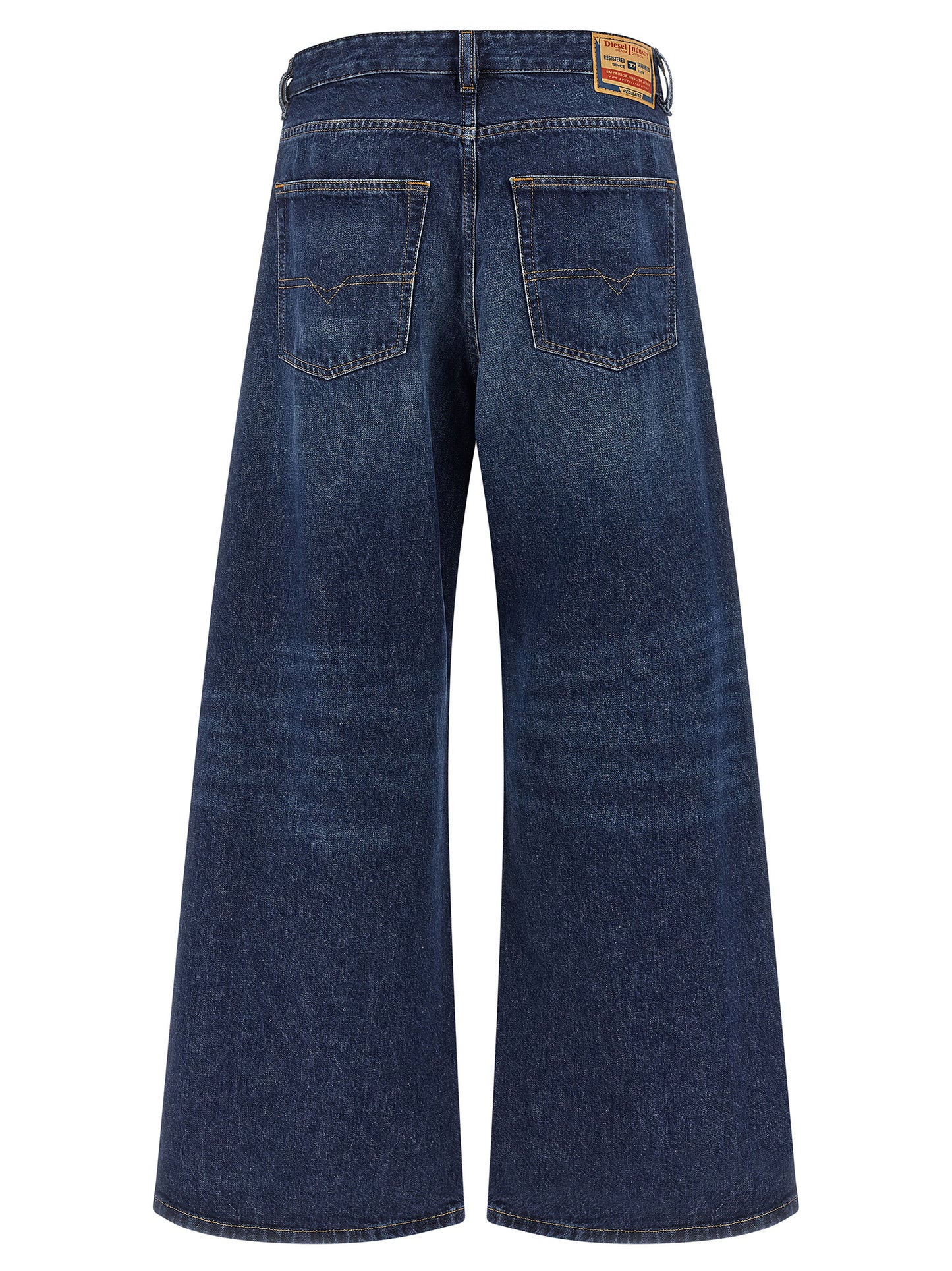 Blue Cotton Jeans Denim