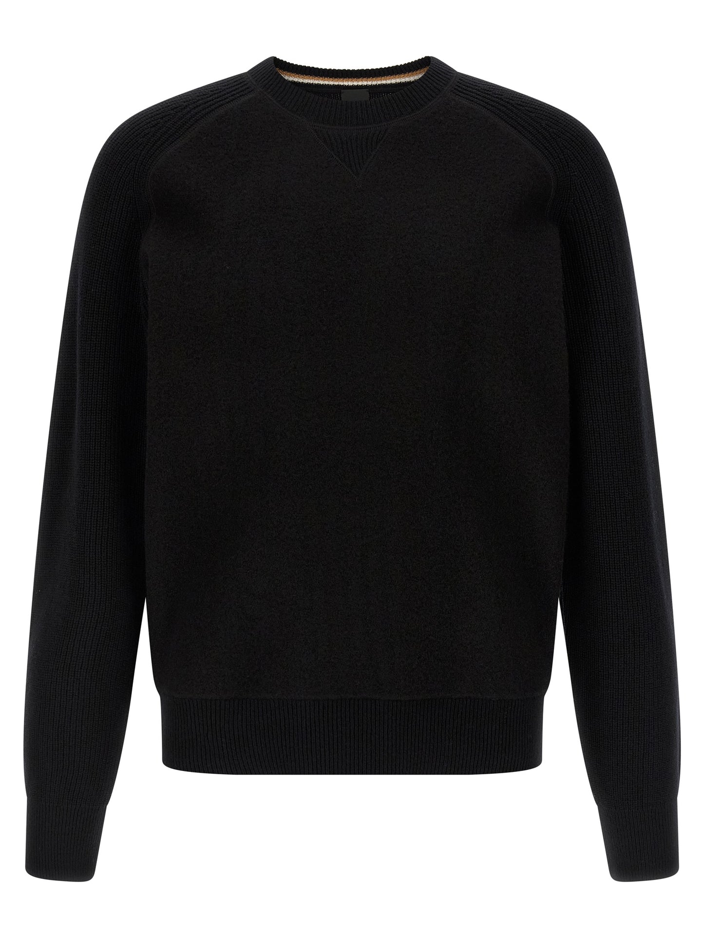 Black Virgin Wool Cardigan