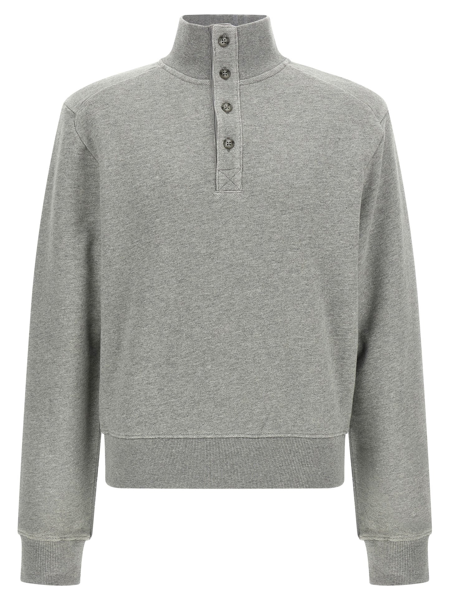 Gray Cotton Cardigan