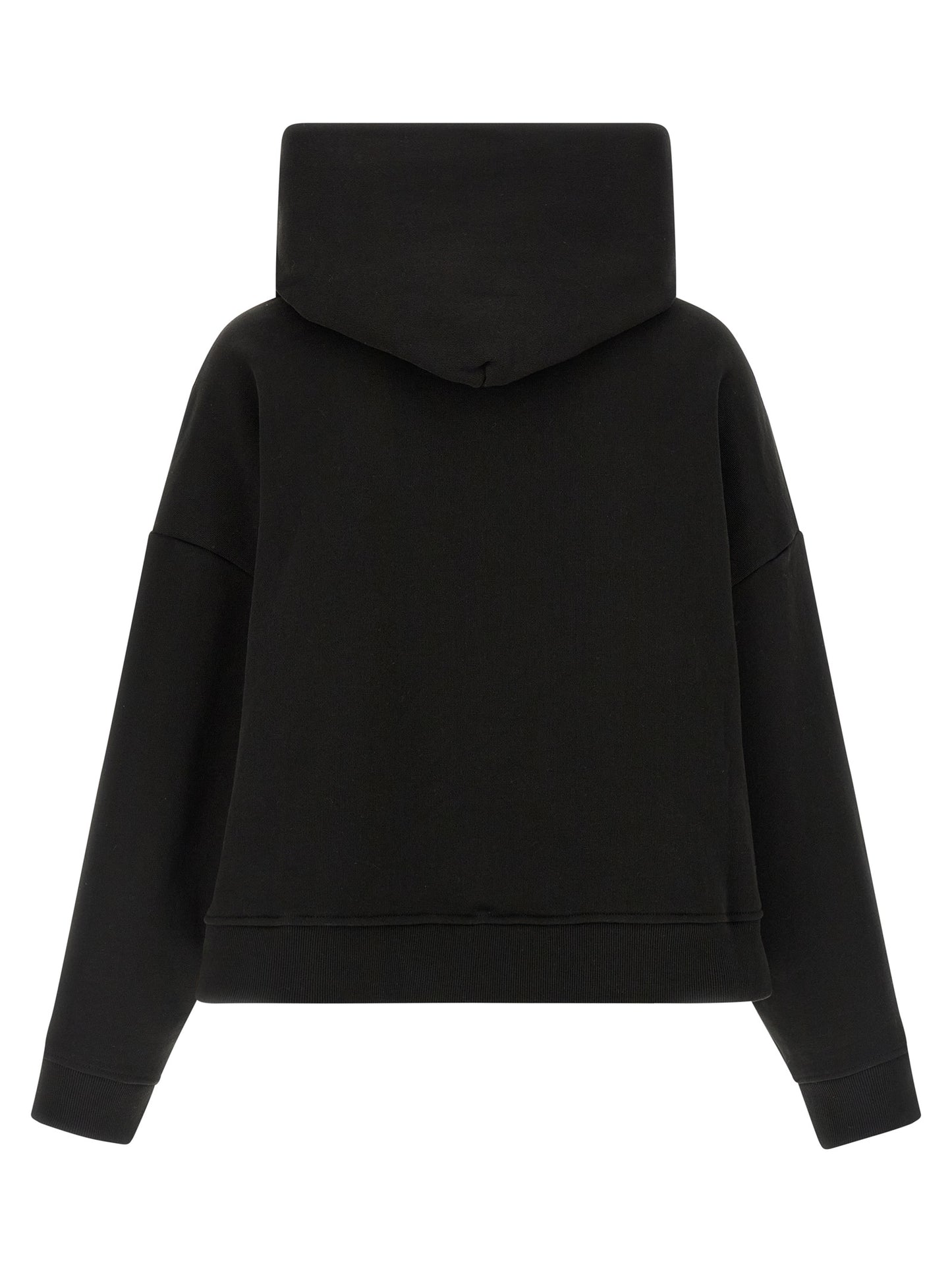 Black Cotton Sweatshirt