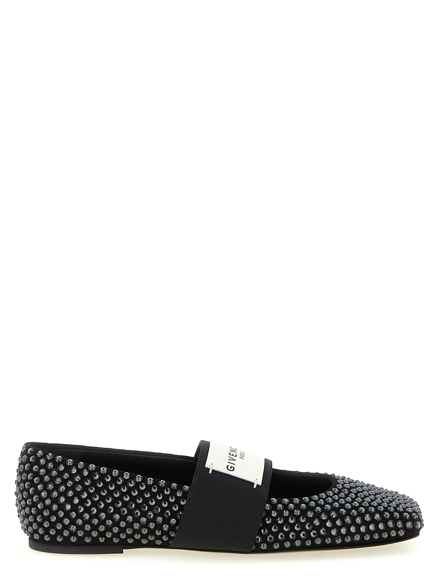 Black Calfskin Ballet Flats