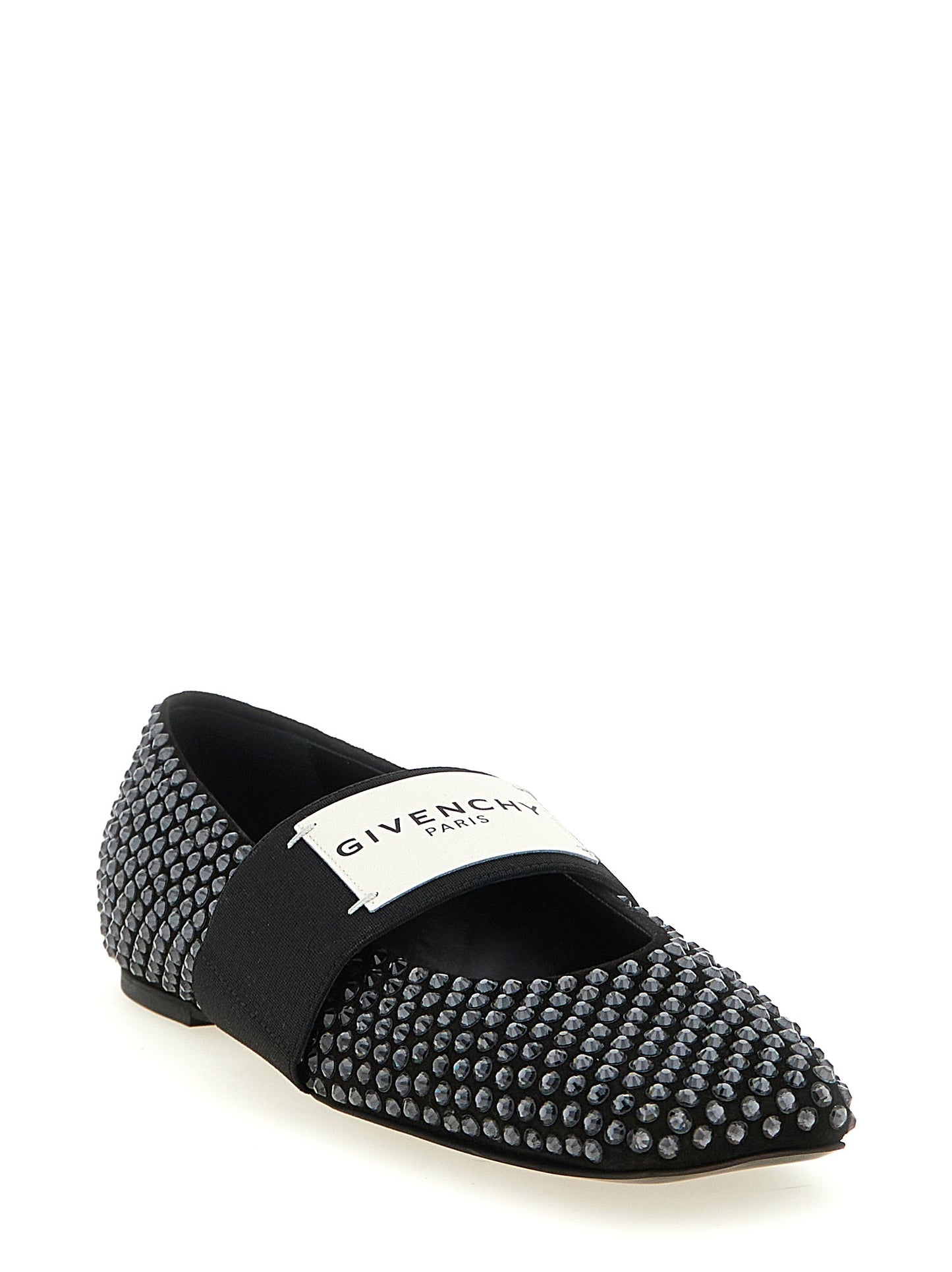 Black Calfskin Ballet Flats