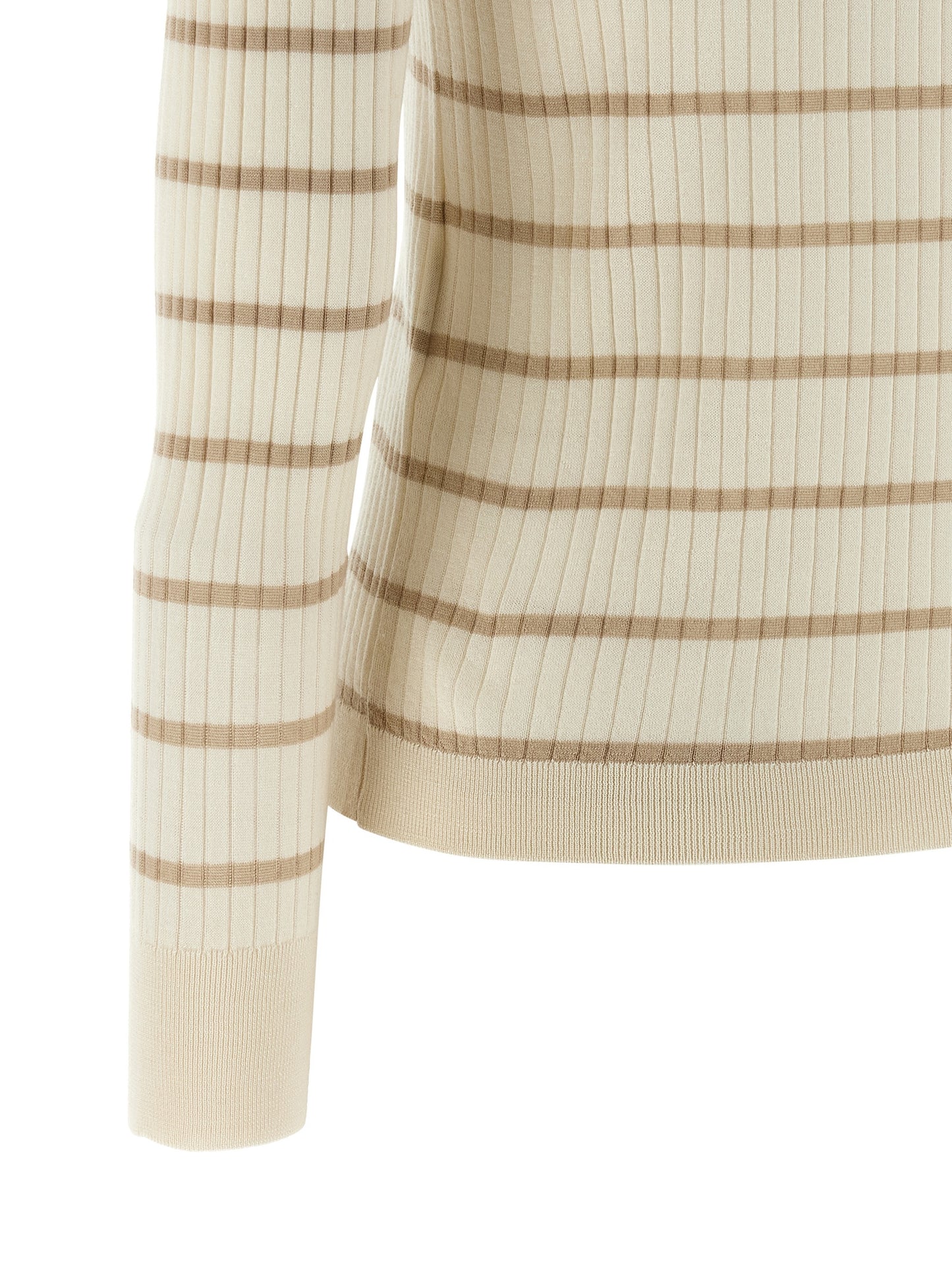 Beige Cashmere Polo Shirt