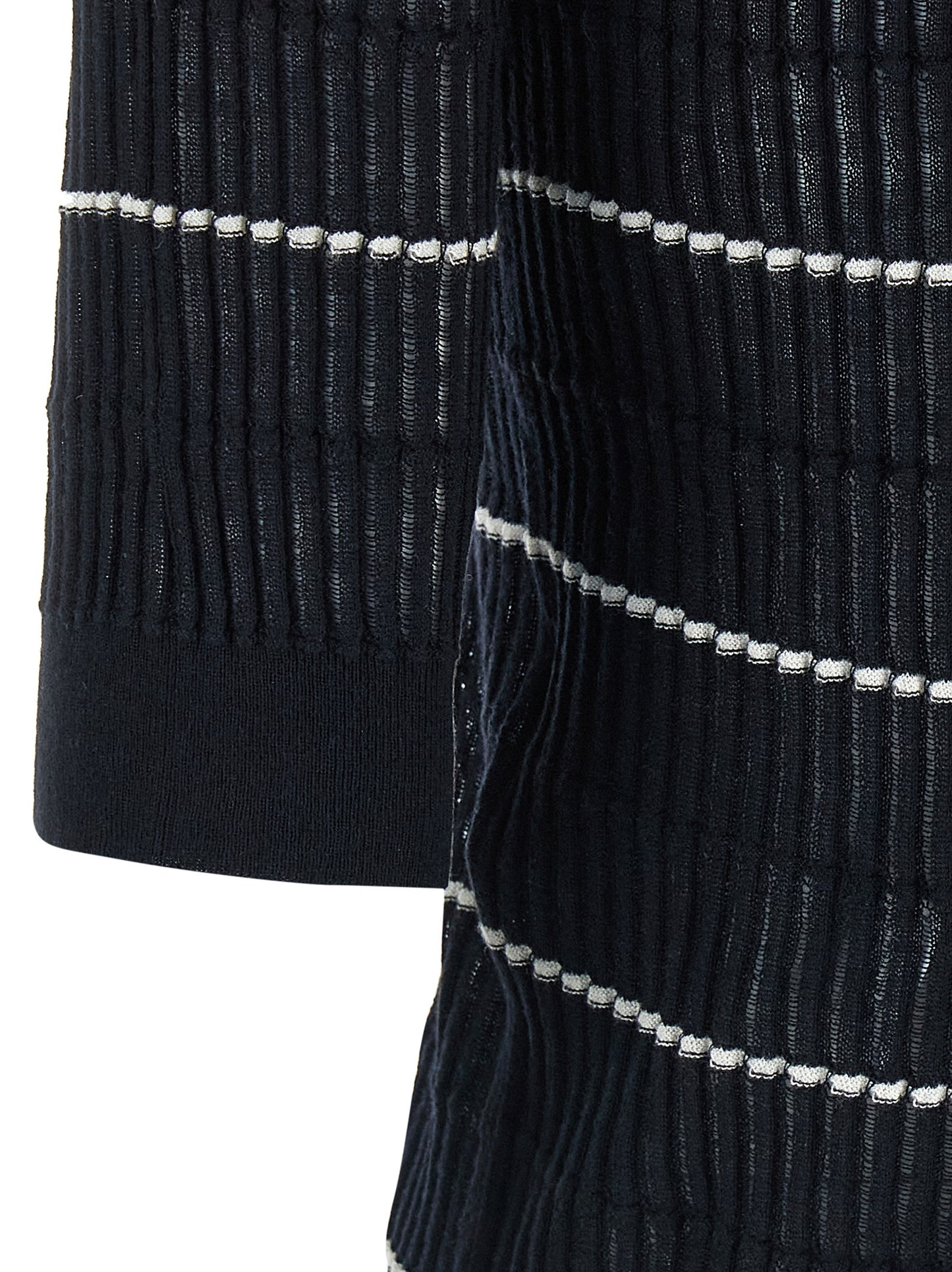 Blue Silk Polo Shirt