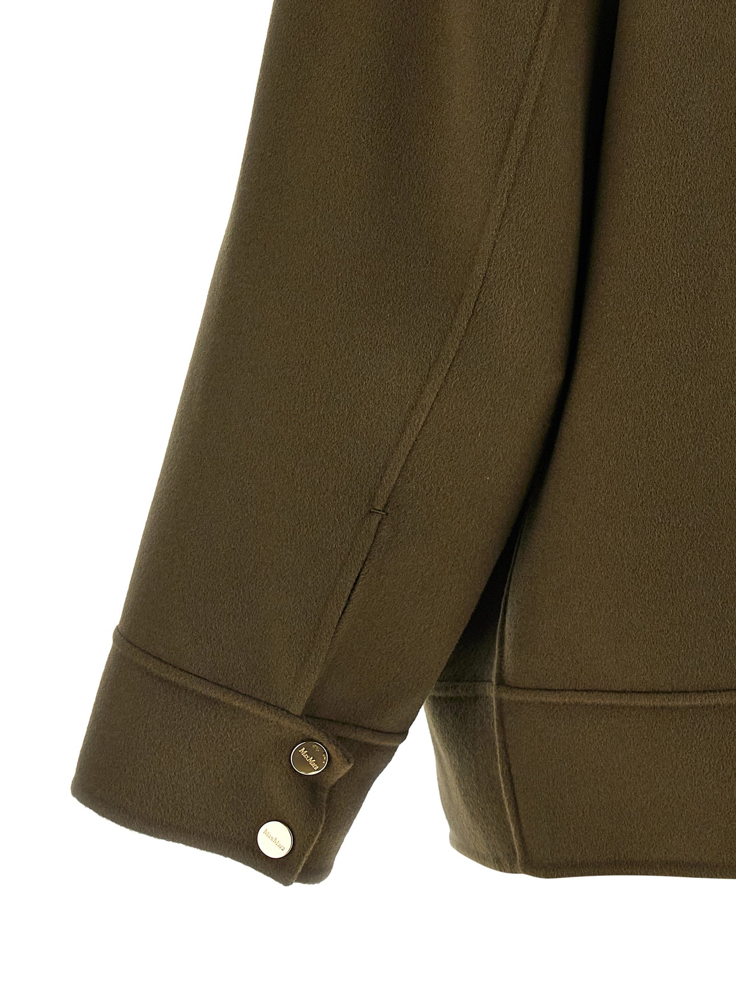 Bicolor Virgin Wool Coat
