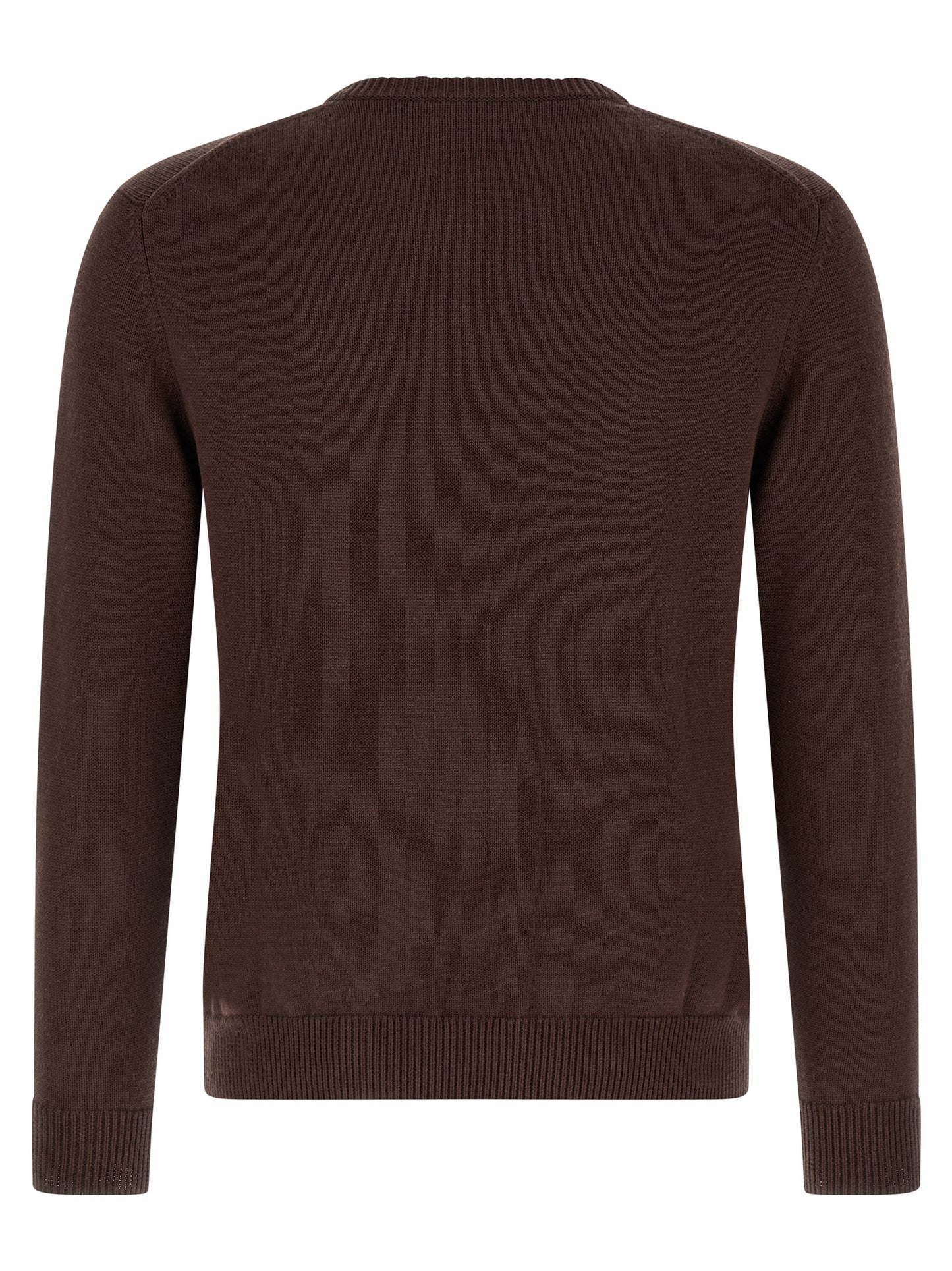 Brown Cotton Cardigan