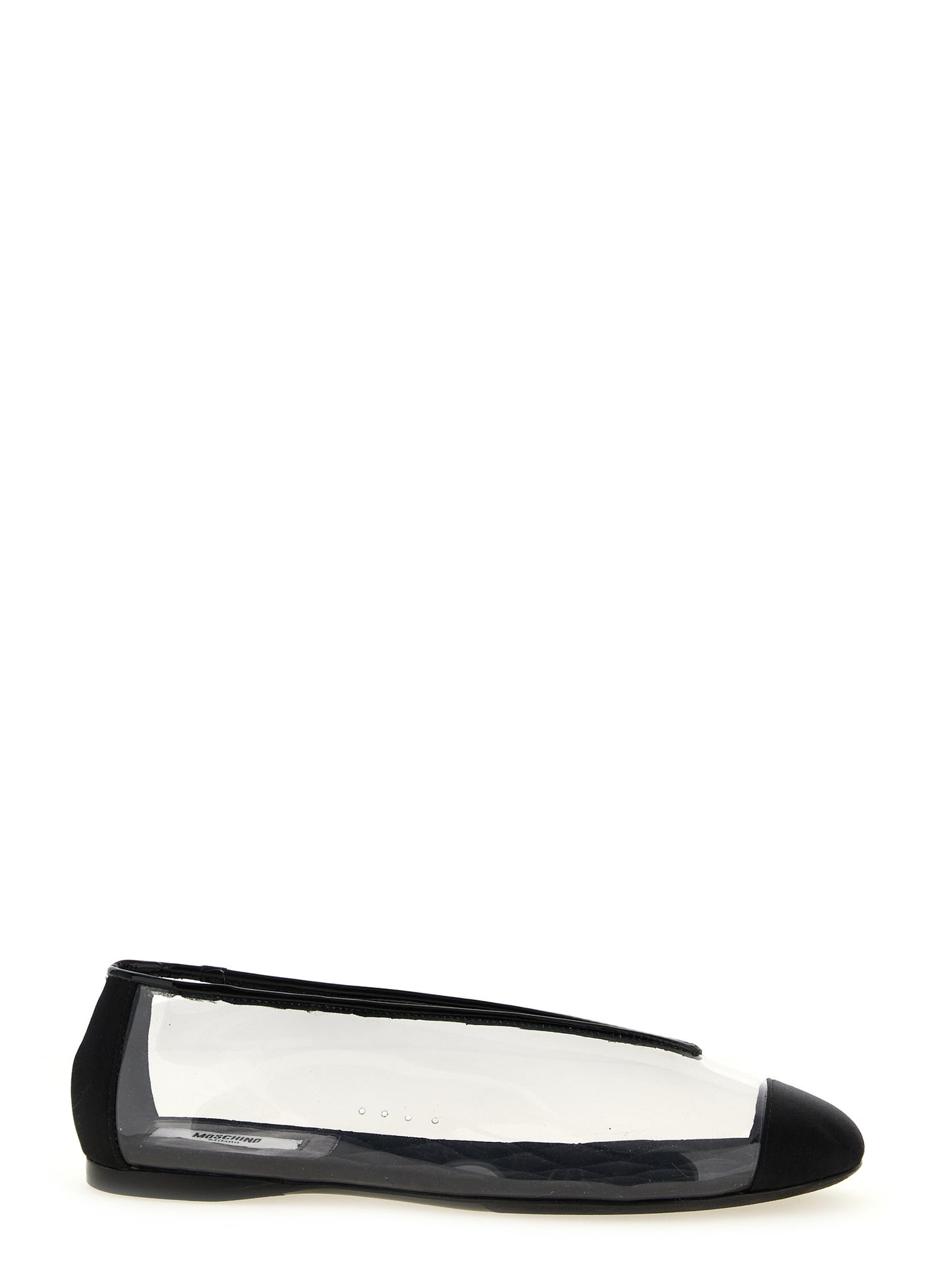 Black Pvc Ballet Flats